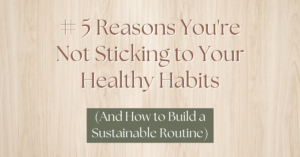 healthy habits text